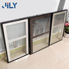 Jily Wholesale Punch-free Integral Built in Blind Double Glass 