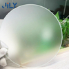 Jily Custom Size Acid Etched Frosted Clear Tempered Decorative Glass for Building